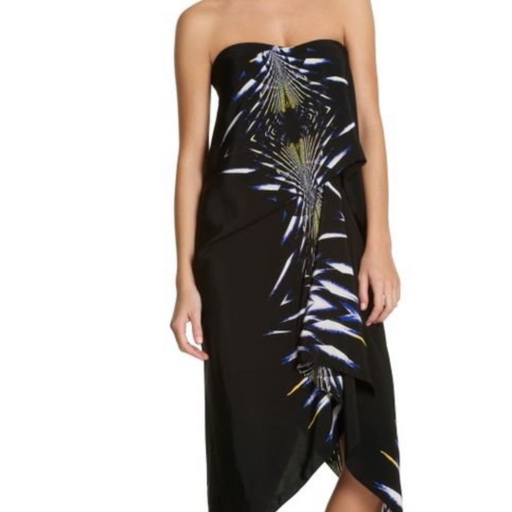 Black Runway Drape Bcgb Max Azria Cocktail Dress